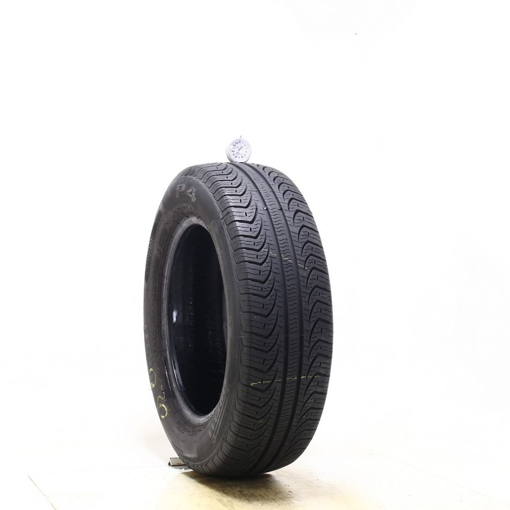 Set of (2) Used 195/65R15 Pirelli P4 Four Seasons Plus 91T - 8.5/32 - Image 1