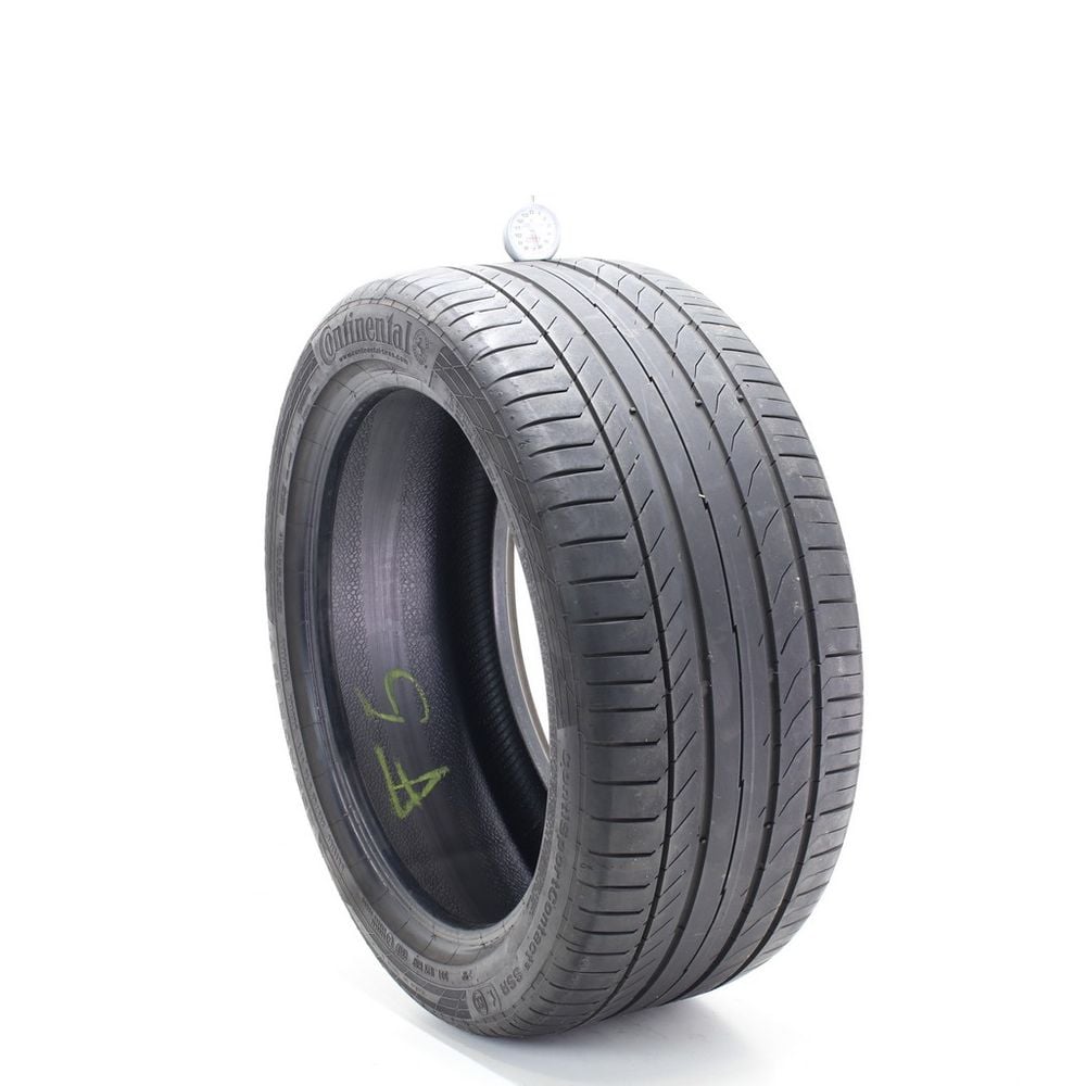 Set of (2) Used 255/40R18 Continental ContiSportContact 5 SSR 95Y - 5-6.5/32 - Image 4