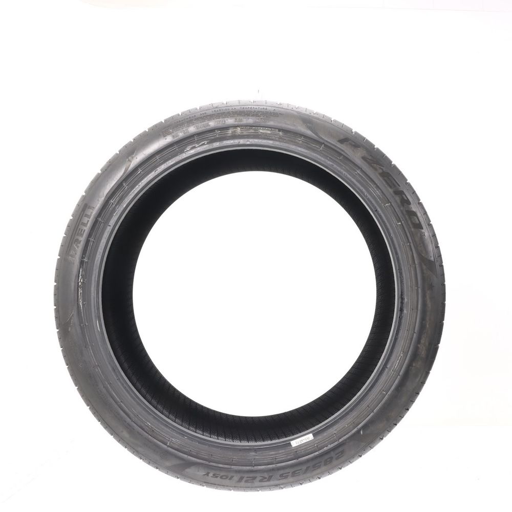 Set of (4) Used 285/35R21 Pirelli P Zero PZ4 105Y - 5/32 - Image 3
