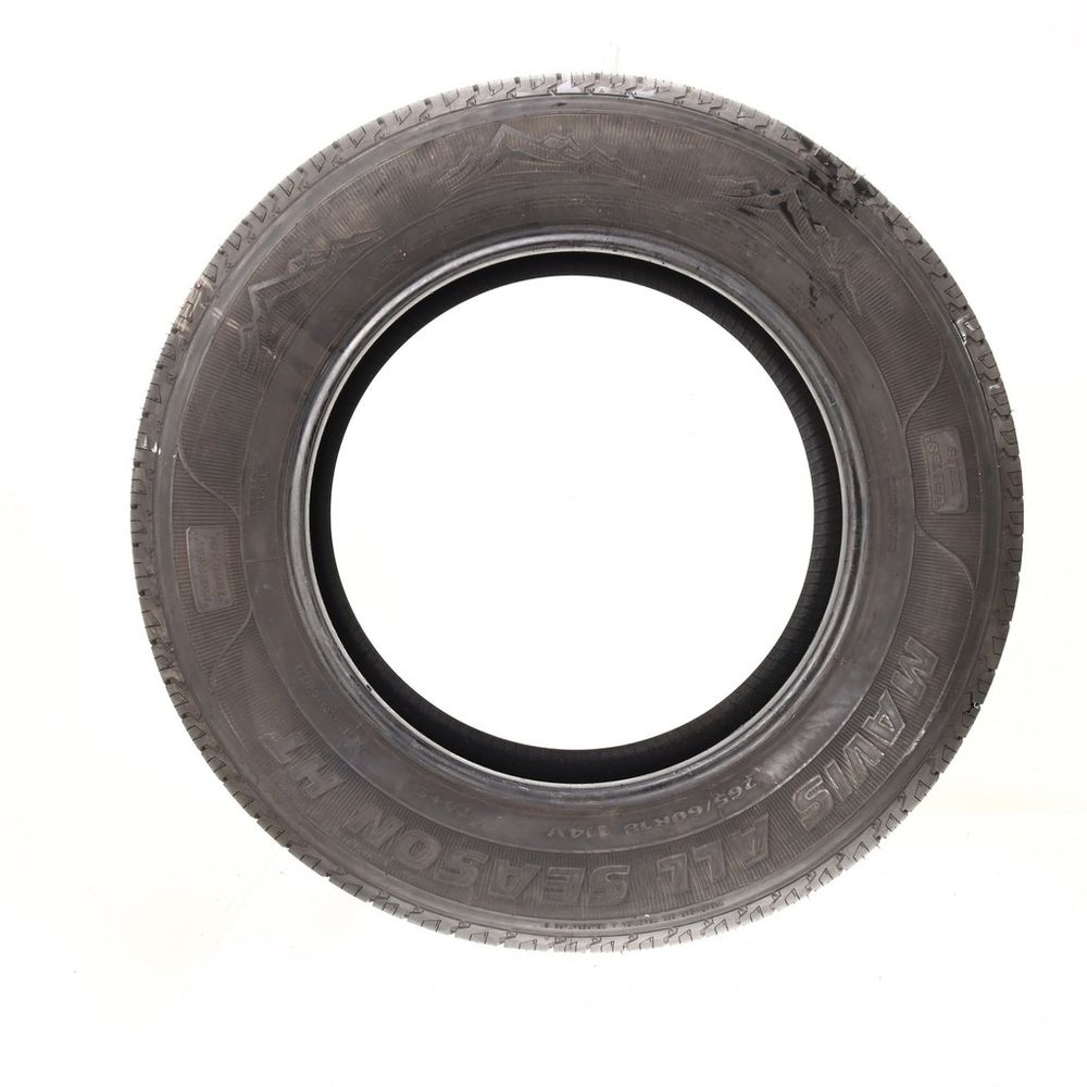 Set of (2) Used 265/60R18 Mavis All Season HT 114V - 8-9/32 - Image 6