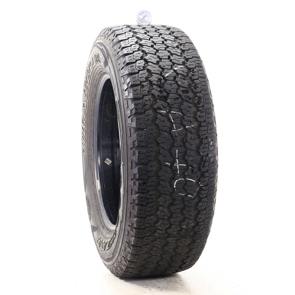 Set of (2) Used 265/65R18 Goodyear Wrangler All-Terrain Adventure Kevlar 114T - 9-10/32 - Image 1