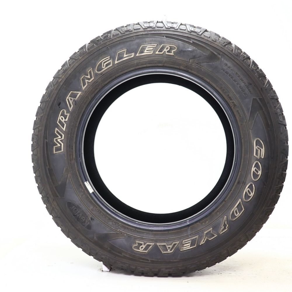 Set of (2) Used 265/65R18 Goodyear Wrangler All-Terrain Adventure Kevlar 114T - 9-10/32 - Image 3