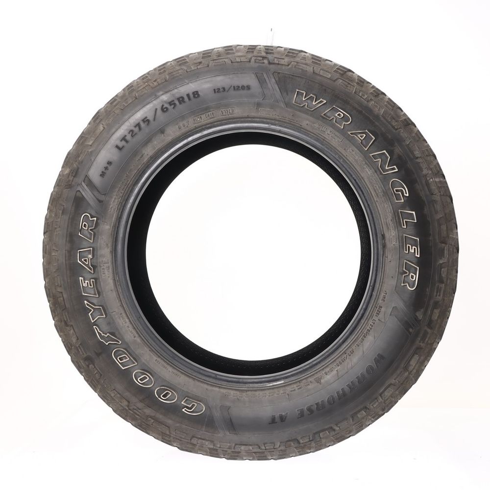 Set of (2) Used LT 275/65R18 Goodyear Wrangler Workhorse AT 123/120S E - 5-6.5/32 - Image 3