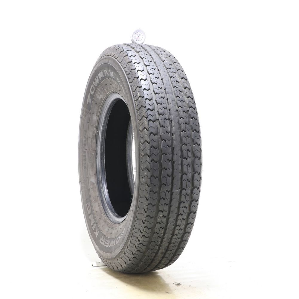 Set of (2) Used ST 235/80R16 Power King Towmax STR II 127/122L F - 8-8.5/32 - Image 1