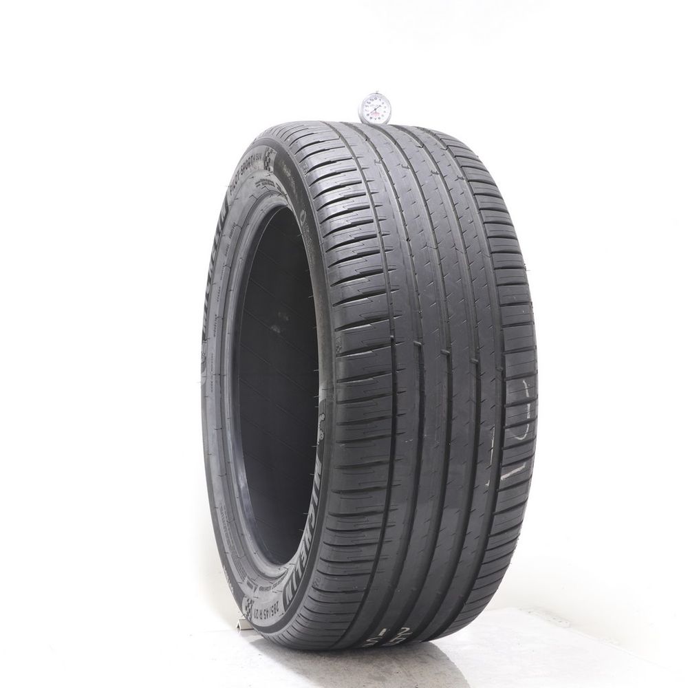 Set of (2) Used 285/45R21 Michelin Pilot Sport 4 SUV 113Y - 8.5-9/32 - Image 4