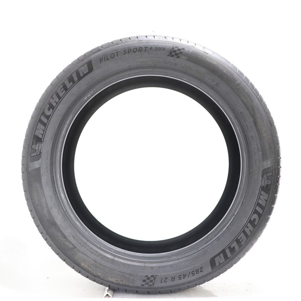Set of (2) Used 285/45R21 Michelin Pilot Sport 4 SUV 113Y - 8.5-9/32 - Image 6
