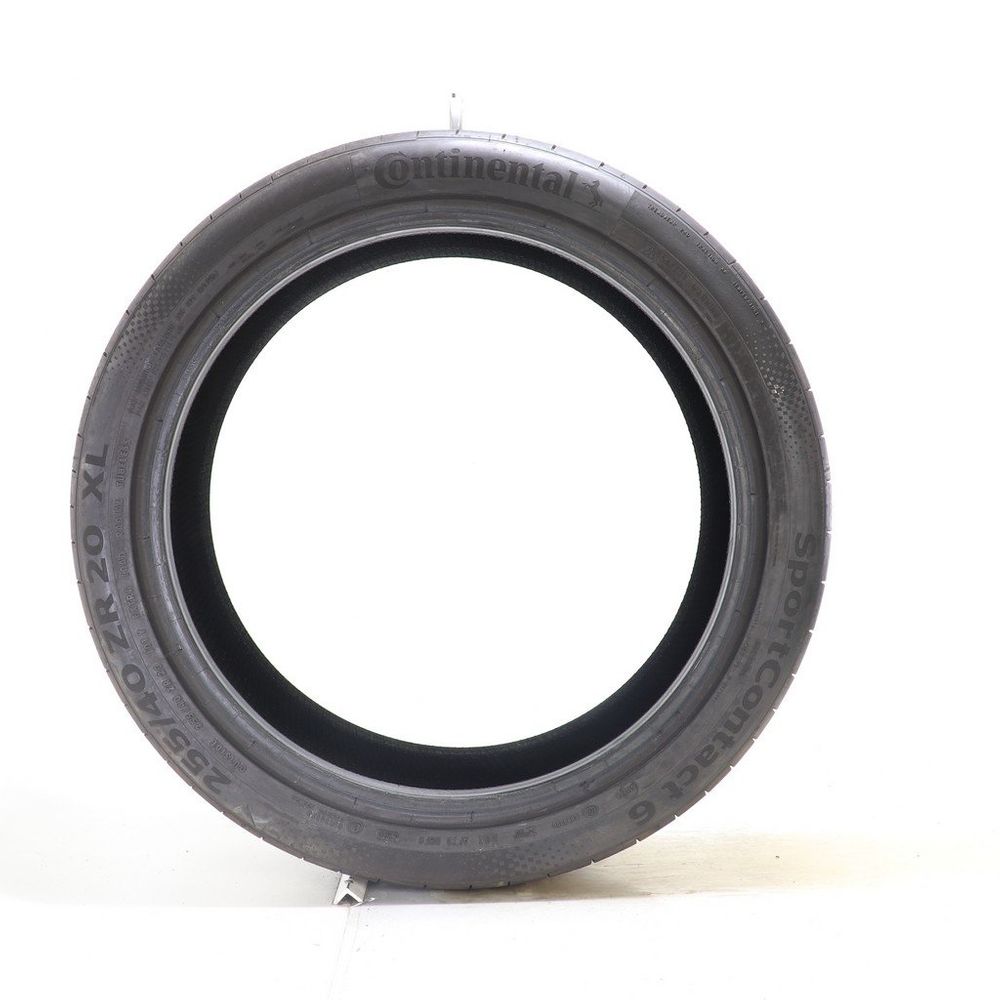 Set of (2) Used 255/40ZR20 Continental SportContact 6 MO1 101Y - 6.5-7/32 - Image 3