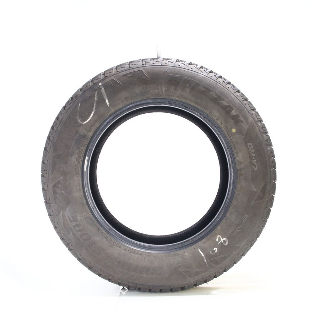 Set of (2) Used 245/65R17 Bridgestone Blizzak DM-V2 107S - 10-11/32 - Image 3