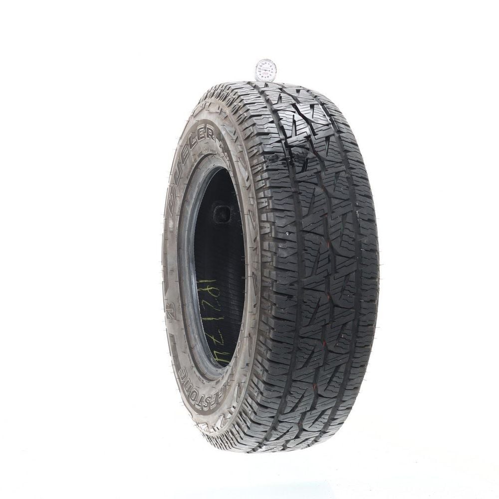 Set of (2) Used 265/70R17 Bridgestone Dueler A/T 001 116S - 10.5-11/32 - Image 1