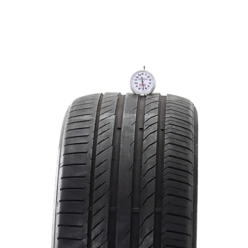 Set of (2) Used 255/40R21 Continental ContiSportContact 5 ContiSeal 102Y - 6.5-8/32 - Image 2