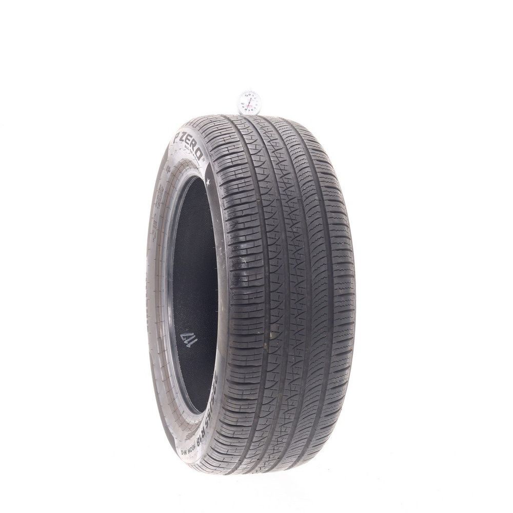 Set of (2) Used 225/55R18 Pirelli P Zero 102H - 7.5/32 - Image 1