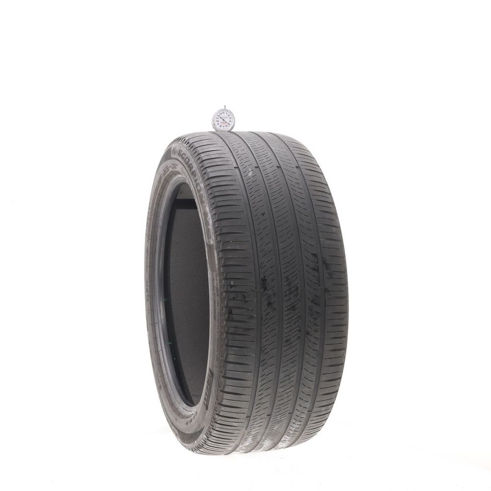 Set of (2) Used 255/45R19 Pirelli Scorpion MS TO Elect PNCS 104V - 5-6/32 - Image 1