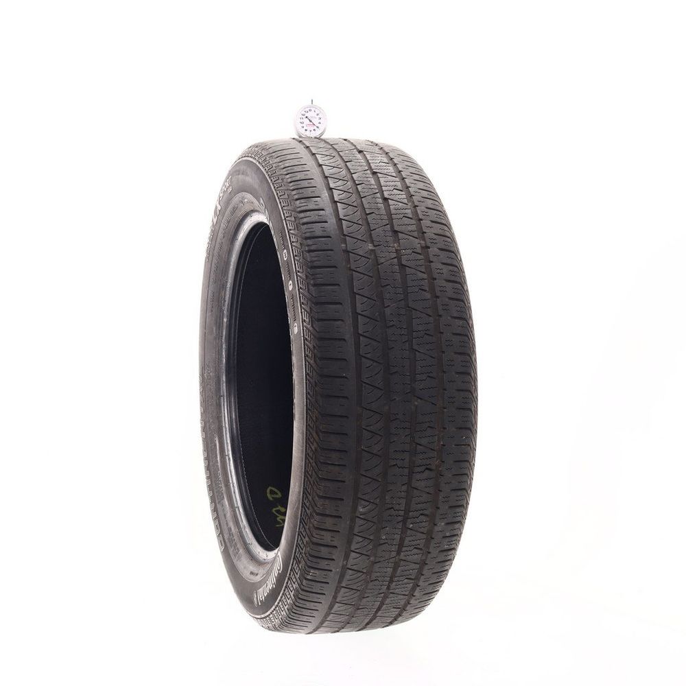 Set of (4) Used 235/55R19 Continental CrossContact LX Sport SSR MOE 101H - 5/32 - Image 1