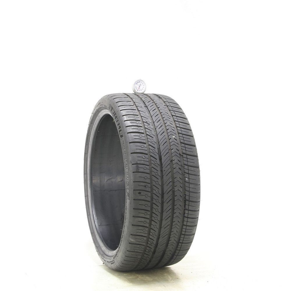 Set of (2) Used 225/35ZR19 Michelin Pilot Sport All Season 4 88Y - 7.5-8/32 - Image 1