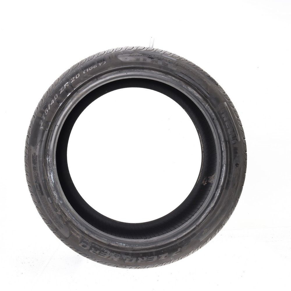 Set of (2) Used 275/40ZR20 Pirelli P Zero Nero 106Y - 8-8.5/32 - Image 3