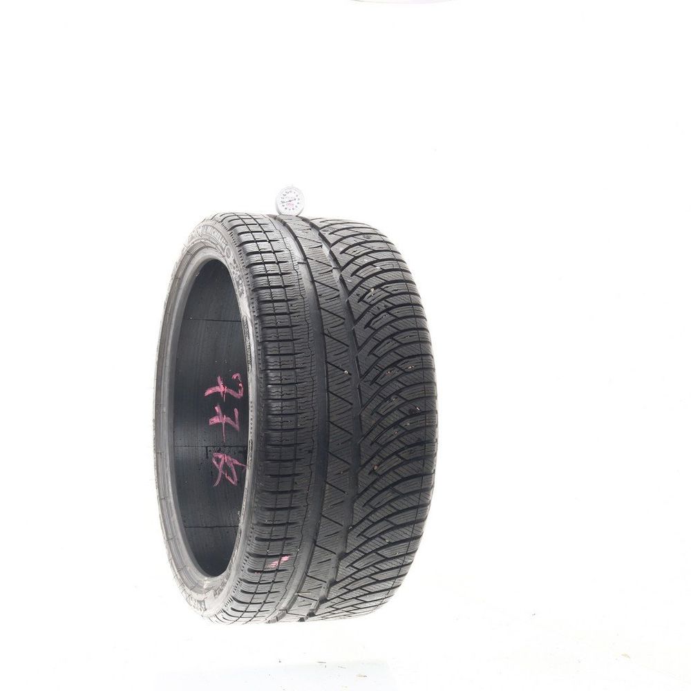 Set of (2) Used 285/30R21 Michelin Pilot Alpin PA4 100W - 9.5-10/32 - Image 1