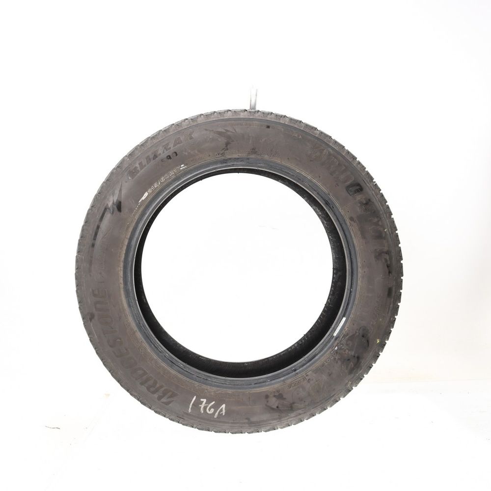 Set of (2) Used 215/60R17 Bridgestone Blizzak WS90 Studless 96T - 5.5-6/32 - Image 3