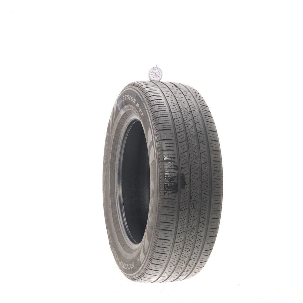 Set of (2) Used 225/65R17 Pirelli Scorpion AS Plus 3 102H - 5-5.5/32 - Image 1