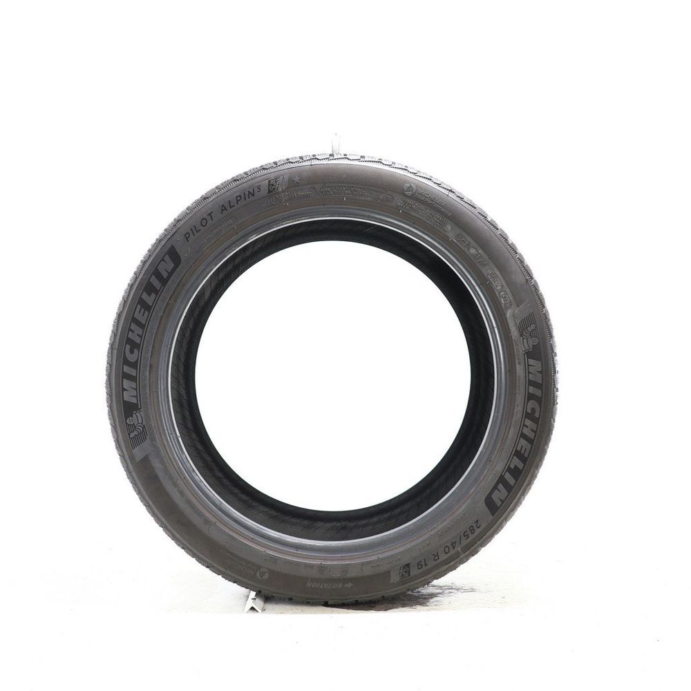 Set of (2) Used 285/40R19 Michelin Pilot Alpin 5 107V - 6.5-7/32 - Image 6