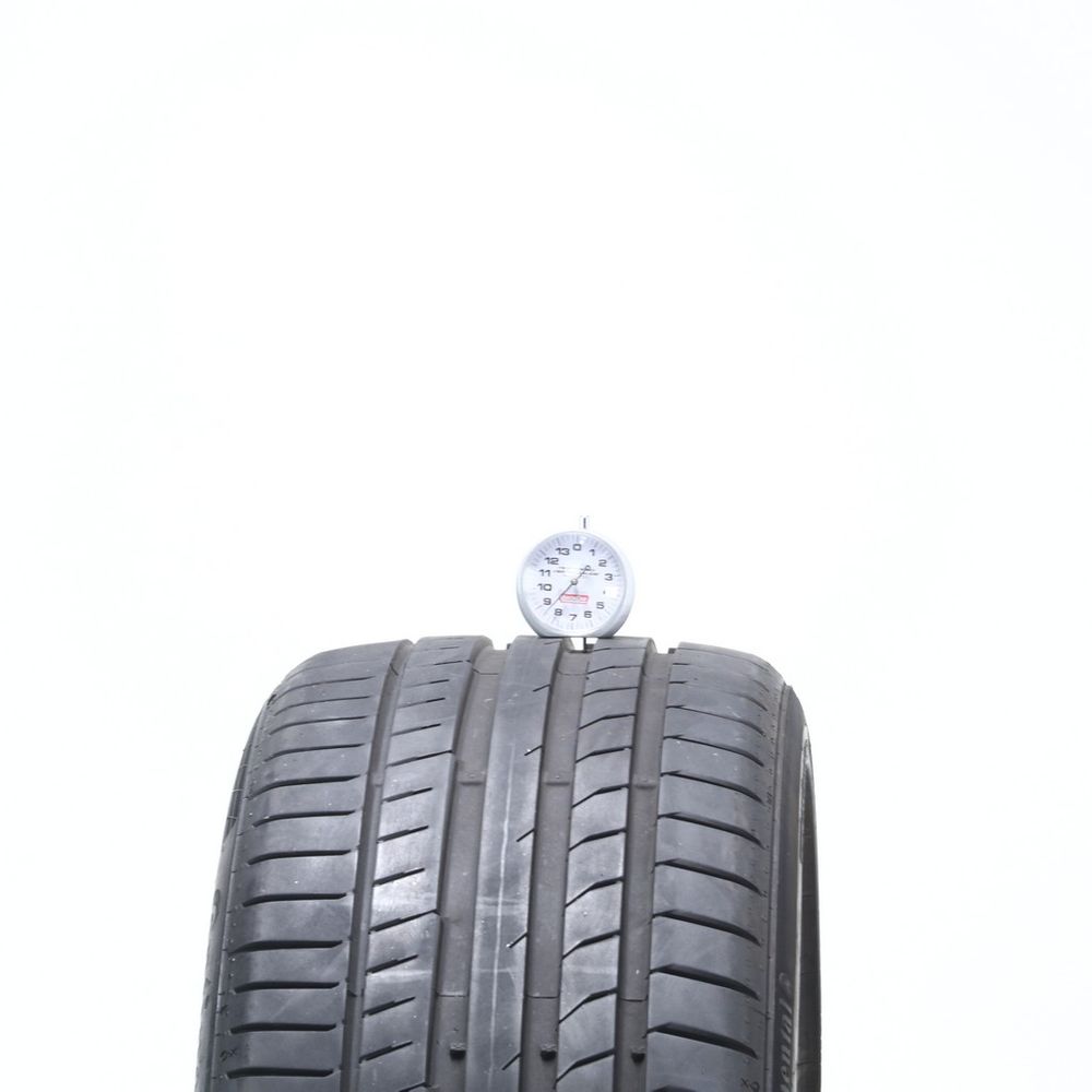 Set of (2) Used 235/35R19 Continental ContiSportContact 5P AO 91Y - 8.5-9/32 - Image 2