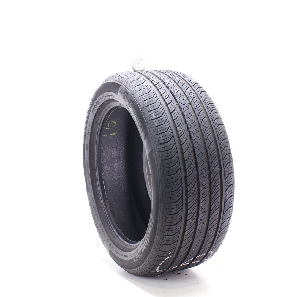 Set of (2) Used 255/50R19 Continental ProContact TX NO 103V - 7-7.5/32 - Image 1
