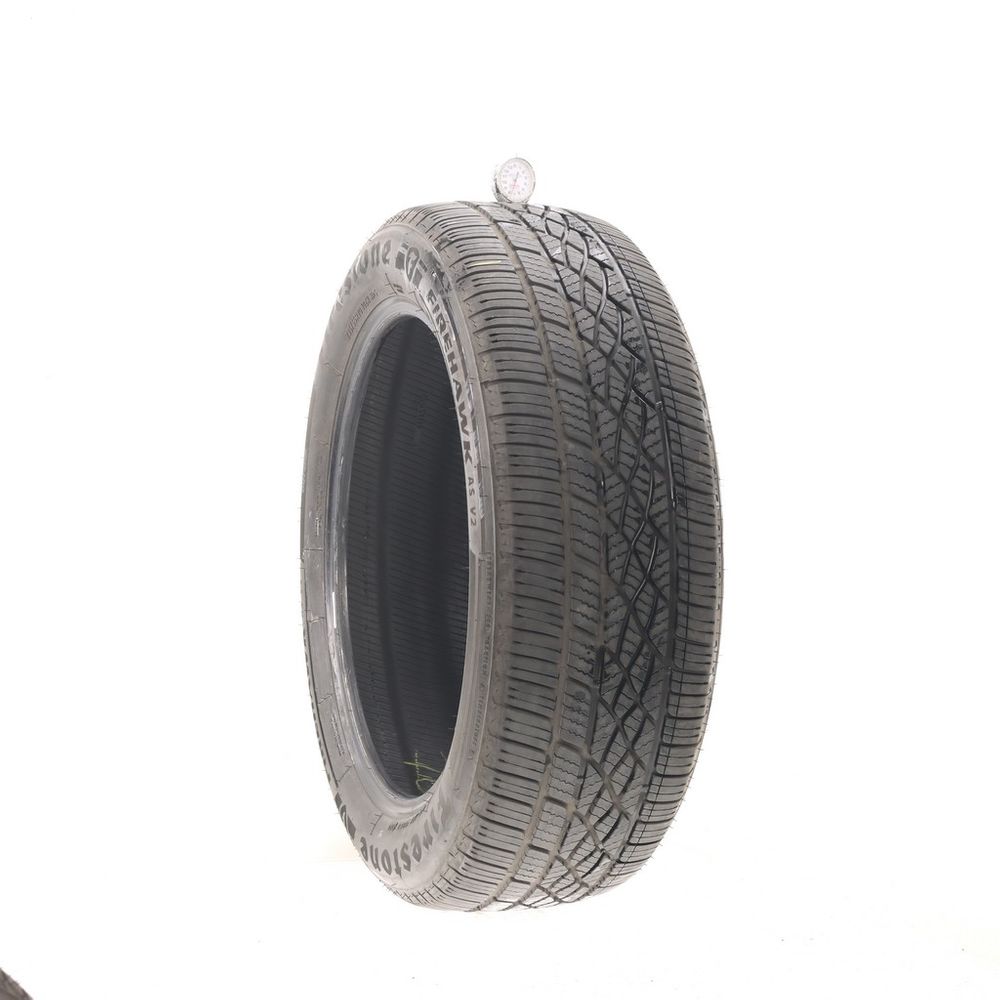 Set of (2) Used 235/55R20 Firestone Firehawk AS V2 102W - 7.5/32 - Image 1