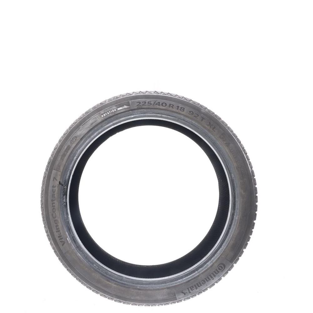 Used 225/40R18 Continental VikingContact 7 92T - 6.5/32 - Image 3