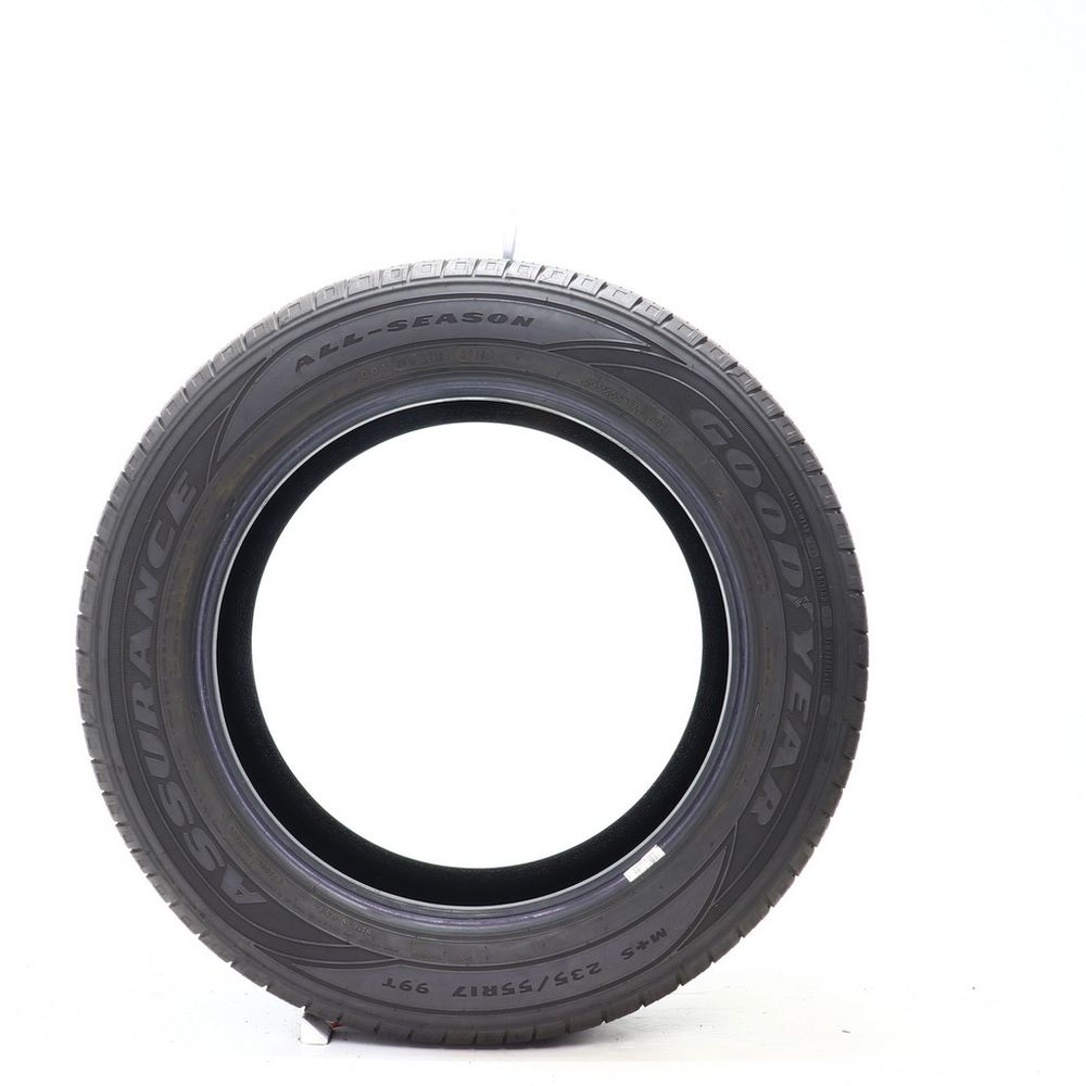 Set of (2) Used 235/55R17 Goodyear Assurance All-Season 99T - 6.5-7.5/32 - Image 3