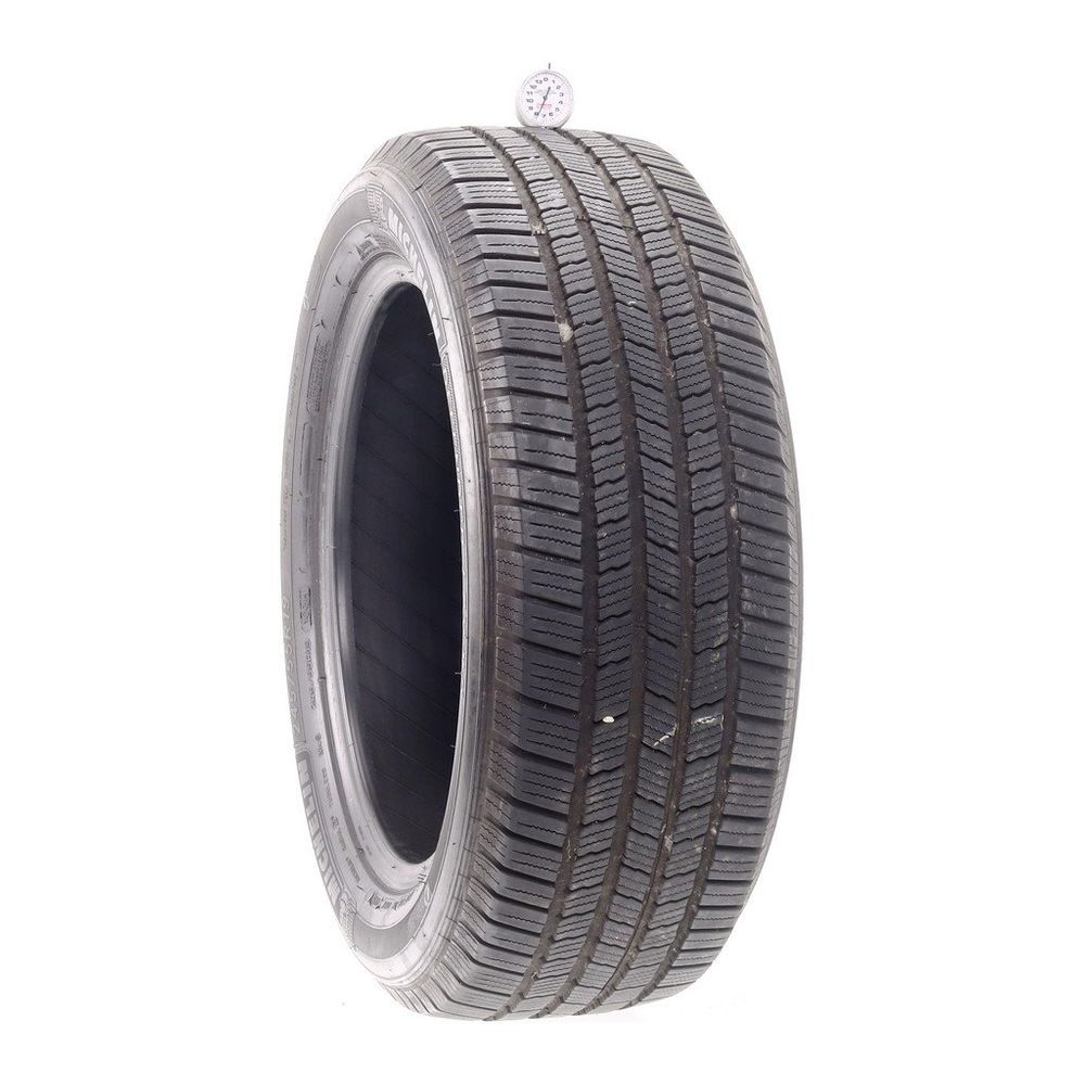Set of (2) Used 245/55R19 Michelin Defender LTX MS 103H - 7.5-8/32 - Image 1
