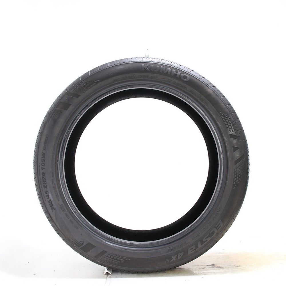 Set of (2) Used 255/45ZR20 Kumho Ecsta 4X II 105W - 8.5-9.5/32 - Image 3