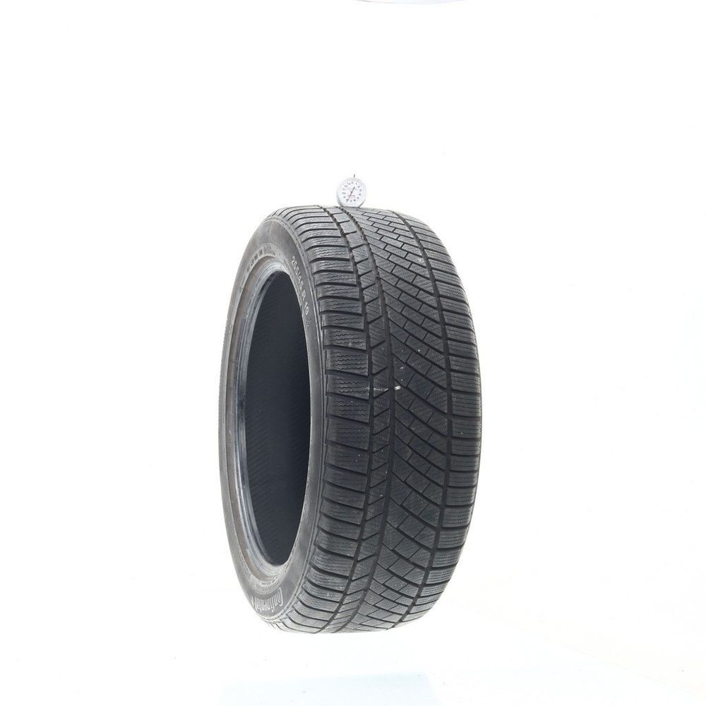 Set of (2) Used 255/45R19 Continental ContiWinterContact TS830P NO 100V - 7.5-8/32 - Image 1