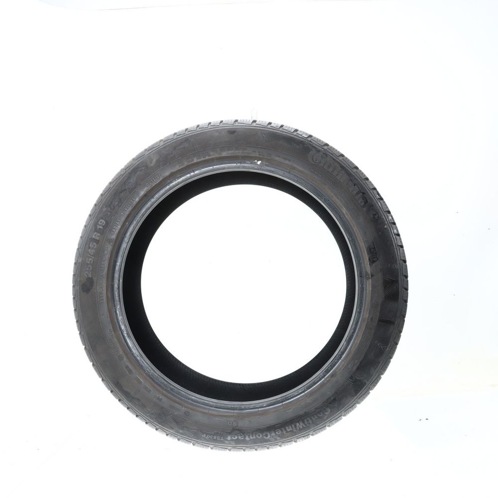 Set of (2) Used 255/45R19 Continental ContiWinterContact TS830P NO 100V - 7.5-8/32 - Image 6