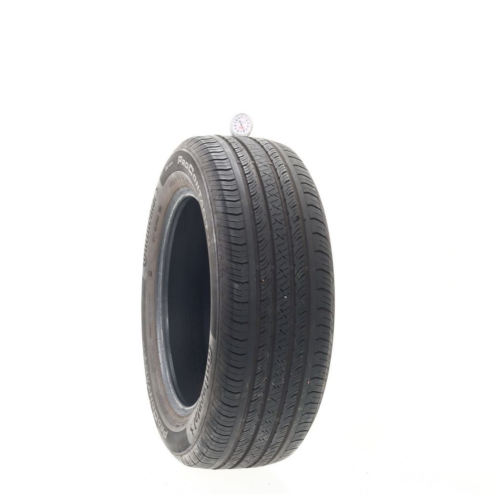 Set of (4) Used 225/60R17 Continental ProContact TX 99H - 6-7.5/32 - Image 1