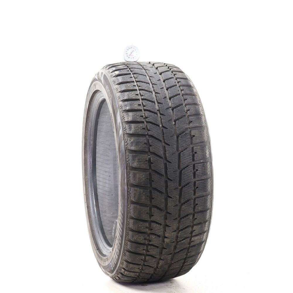 Set of (2) Used 225/50R17 Bridgestone Blizzak WS70 Studless 94T - 8-9/32 - Image 1