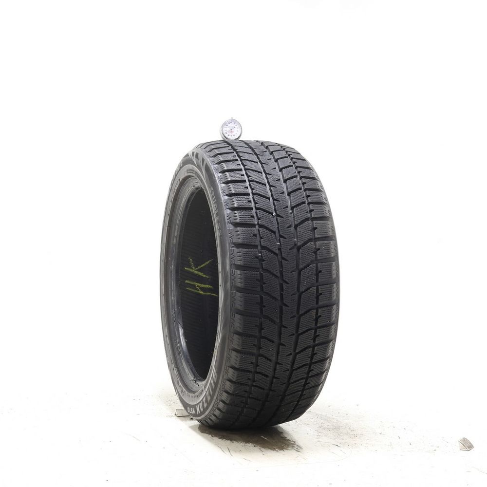 Set of (2) Used 225/50R17 Bridgestone Blizzak WS70 Studless 94T - 8-9/32 - Image 4