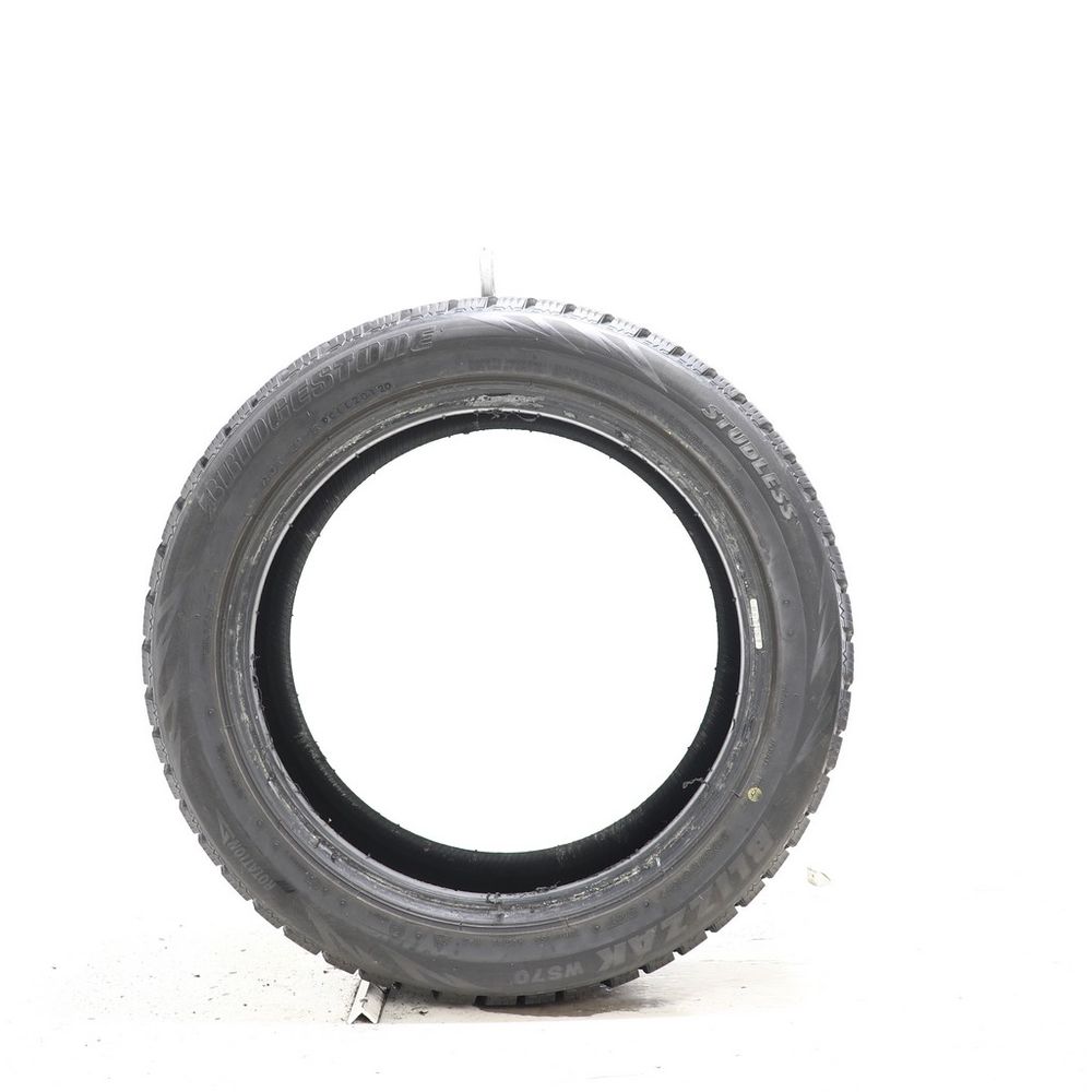 Set of (2) Used 225/50R17 Bridgestone Blizzak WS70 Studless 94T - 8-9/32 - Image 6