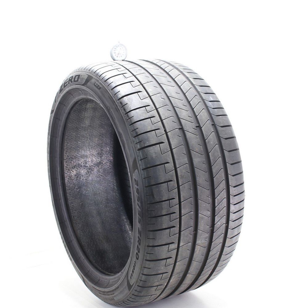 Set of (2) Used 295/35ZR20 Pirelli P Zero PZ4 A6A 105Y - 8-9/32 - Image 1