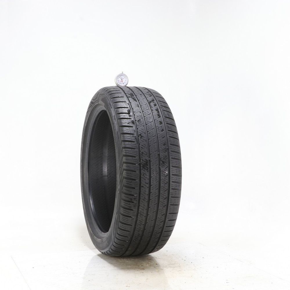 Set of (2) Used 215/45R18 Vredestein Quatrac Pro 93Y - 6/32 - Image 1