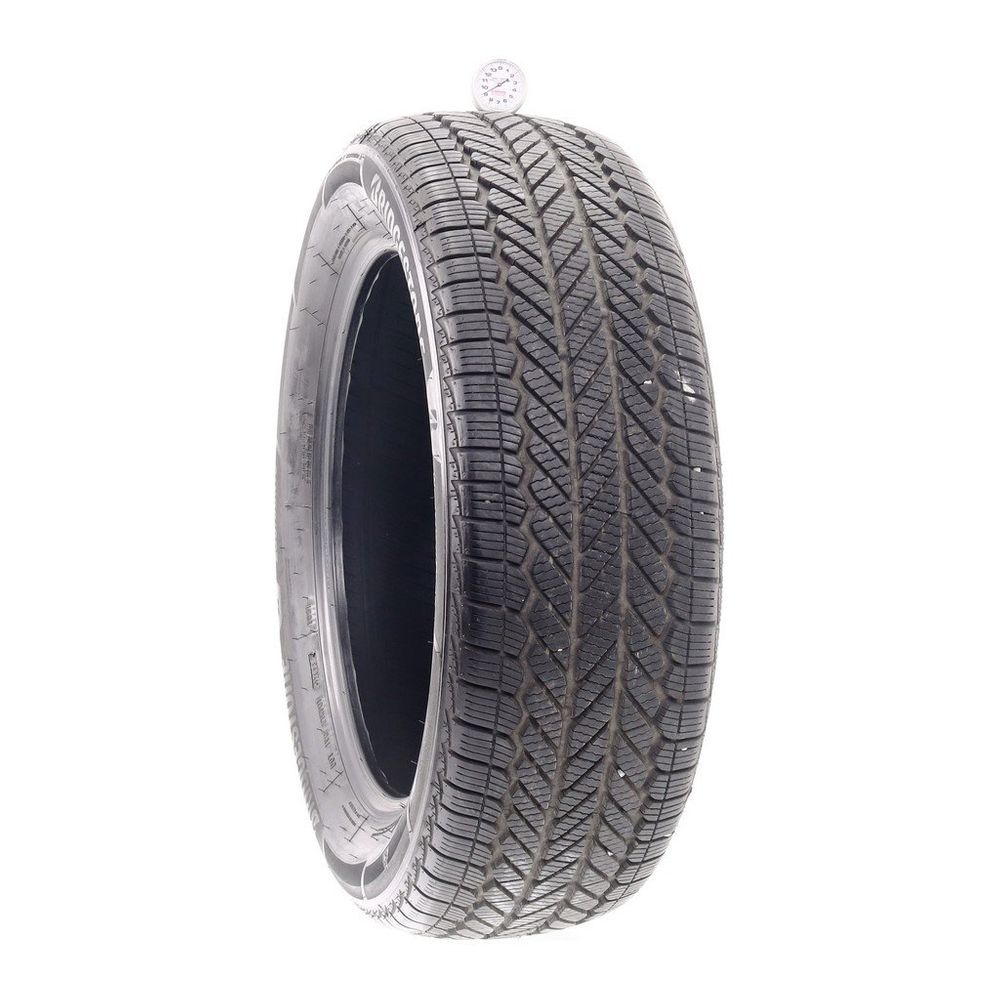 Set of (2) Used 235/55R19 Bridgestone WeatherPeak 101H - 9/32 - Image 1