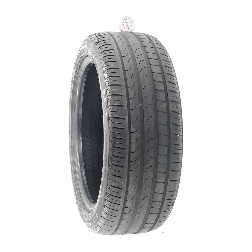 Set of (2) Used 225/45R17 Pirelli Cinturato P7 Run Flat 91V - 6-7/32 - Image 1