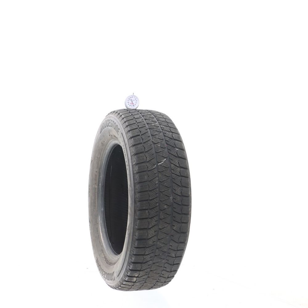 Set of (2) Used 195/65R15 Bridgestone Blizzak WS90 Studless 91H - 6-7/32 - Image 1