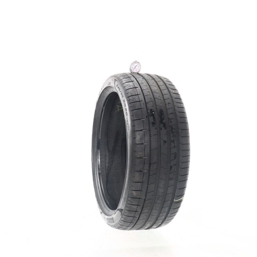 Set of (2) Used 245/35ZR20 Pirelli P Zero PZ4 F01 95Y - 8-8.5/32 - Image 4