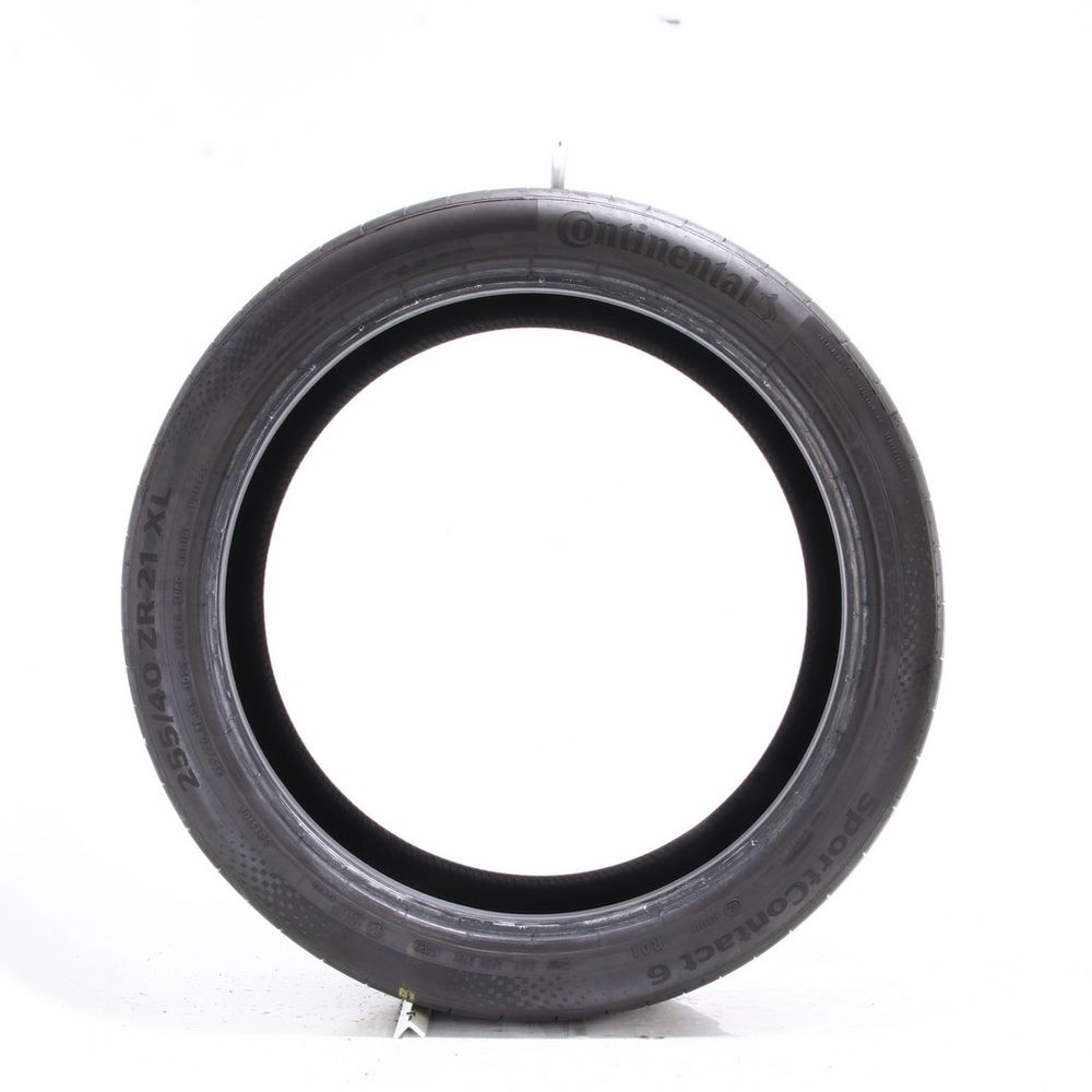 Set of (4) Used 255/40ZR21 Continental SportContact 6 R01 102Y - 5-6.5/32 - Image 12
