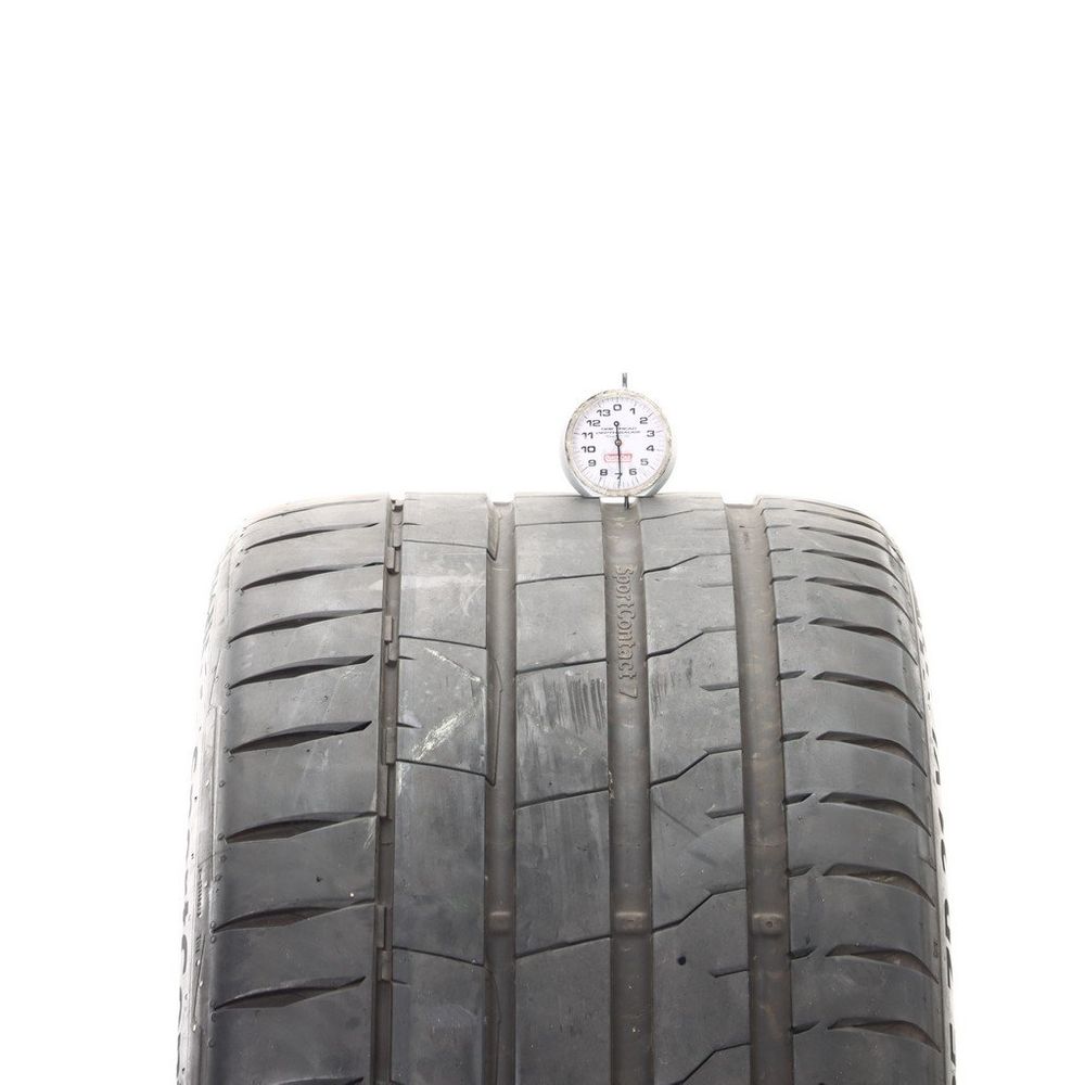 Set of (4) Used 295/35ZR21 Continental SportContact 7 MO1 107Y - 6-7.5/32 - Image 5