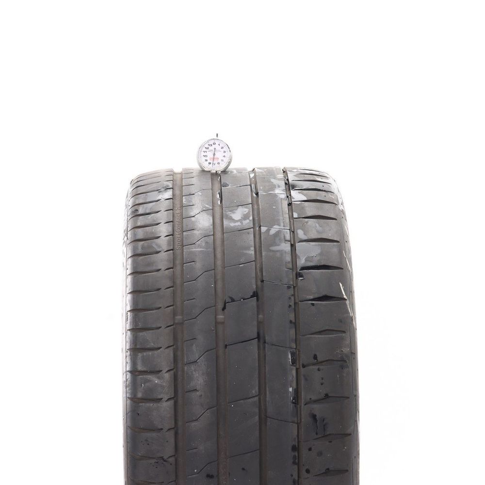 Set of (4) Used 295/35ZR21 Continental SportContact 7 MO1 107Y - 6-7.5/32 - Image 8