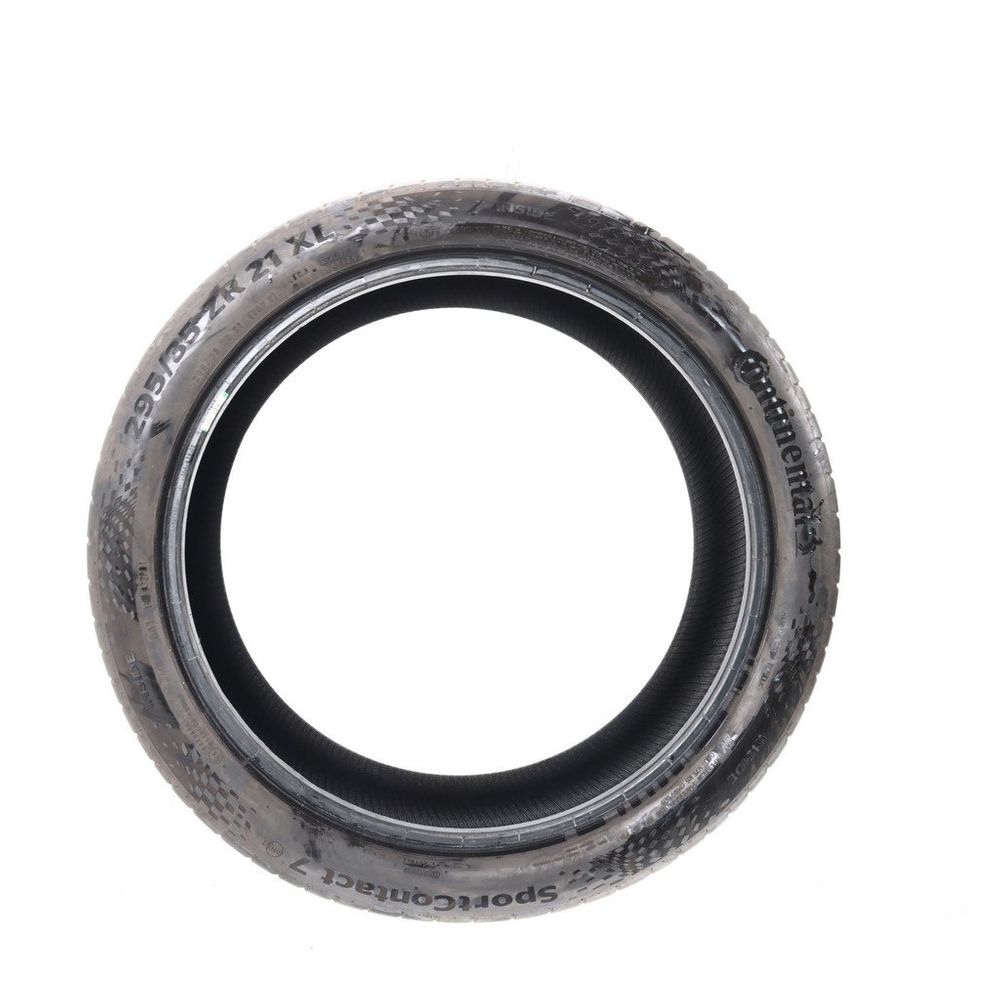 Set of (4) Used 295/35ZR21 Continental SportContact 7 MO1 107Y - 6-7.5/32 - Image 9