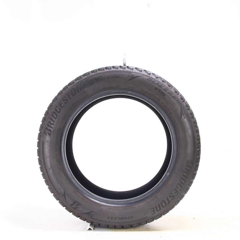 Set of (4) Used 215/55R16 Bridgestone Blizzak WS90 Studless 97H - 9-10.5/32 - Image 3