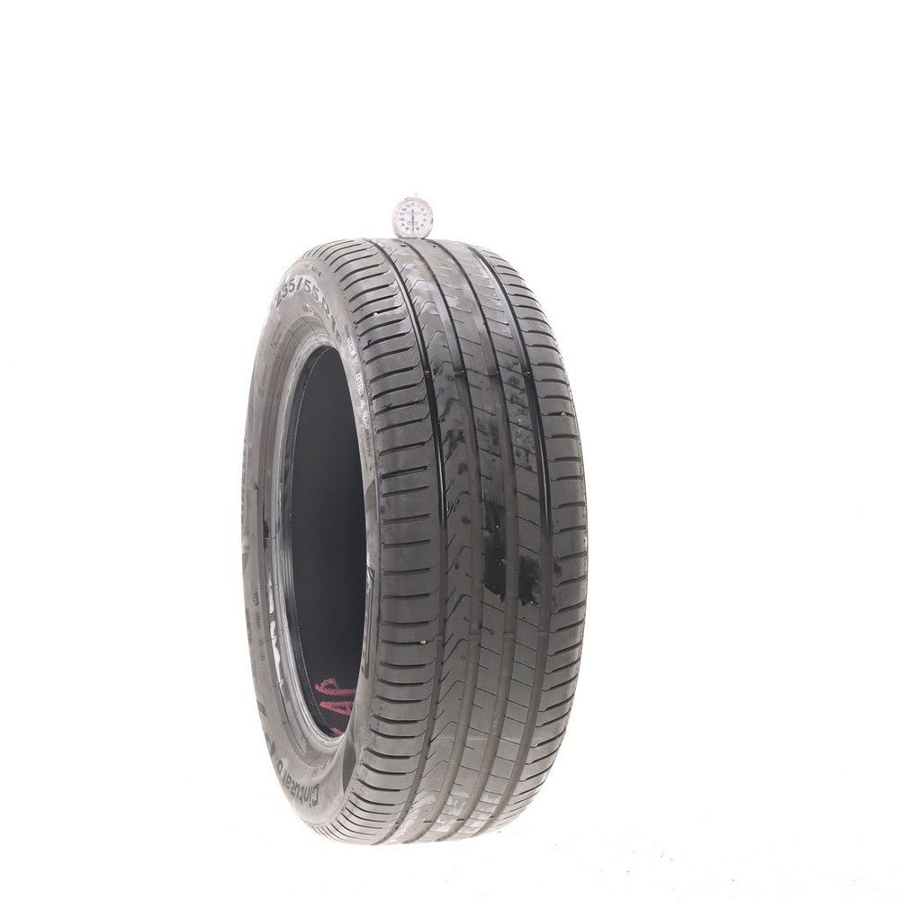 Set of (2) Used 235/55R18 Pirelli Cinturato P7 P7C2 MO Elect 104T - 7/32 - Image 1