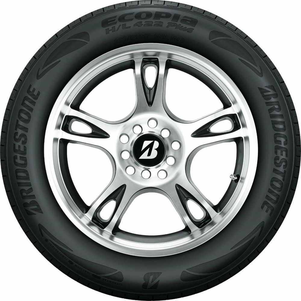 Set of (2) New P 225/55R19 Bridgestone Ecopia H/L 422 Plus 99V - Image 2