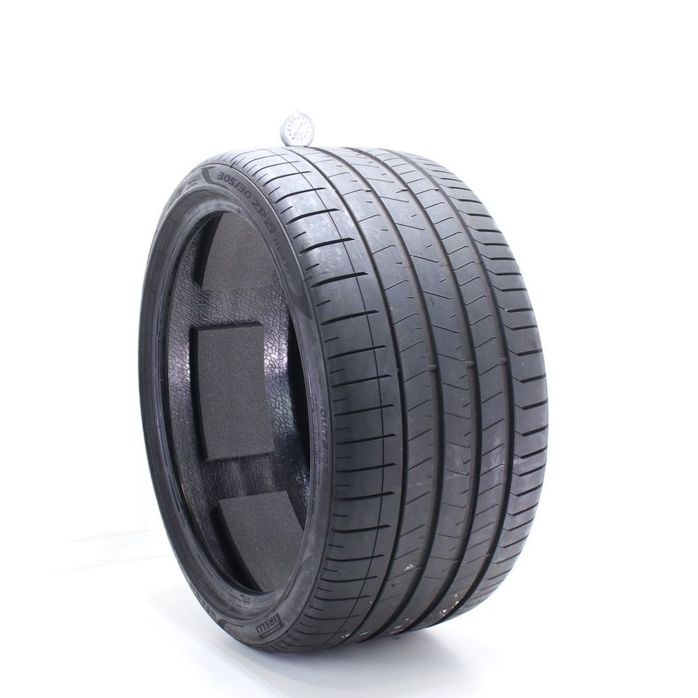 Set of (2) Used 305/30ZR21 Pirelli P Zero PZ4 A7A PNCS 104Y - 7.5-8/32 - Image 4
